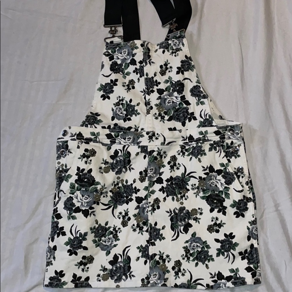 Floral overall dress